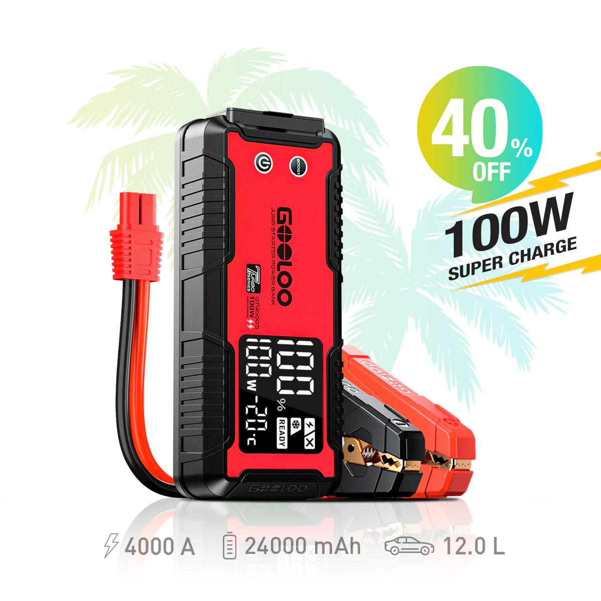 GOOLOO GT4000S Jump Starter CA.GOOLOO