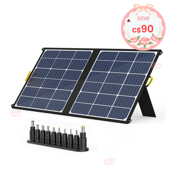 Panneau solaire pliable GOOLOO 100W 