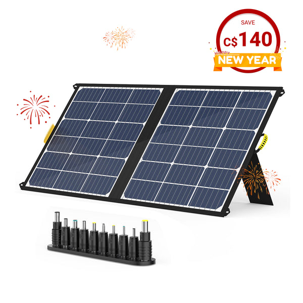 GOOLOO Foldable 100W Solar Panel