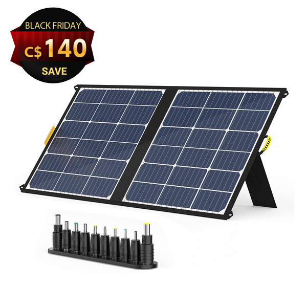 GOOLOO Foldable 100W Solar Panel