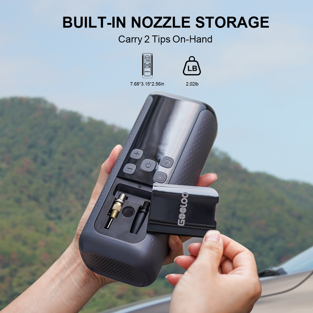 GOOLOO GT160 DUAL ReadyRide Tire Inflator | 2025 Muse Design Awards Winner
