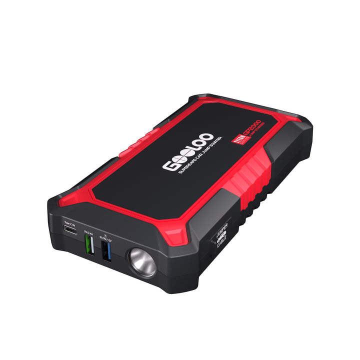 GOOLOO GP2000 Jump Starter for Up to 9L Gas or 7L Diesel Engine & 180Wh  Portable Power Station 50000mAh Mini Battery Backup