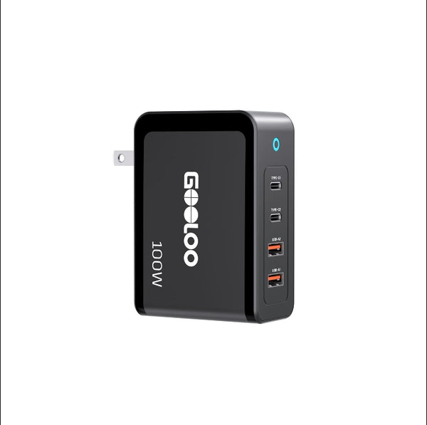 GOOLOO 4-Port 100W Fast Charging Wall Charger