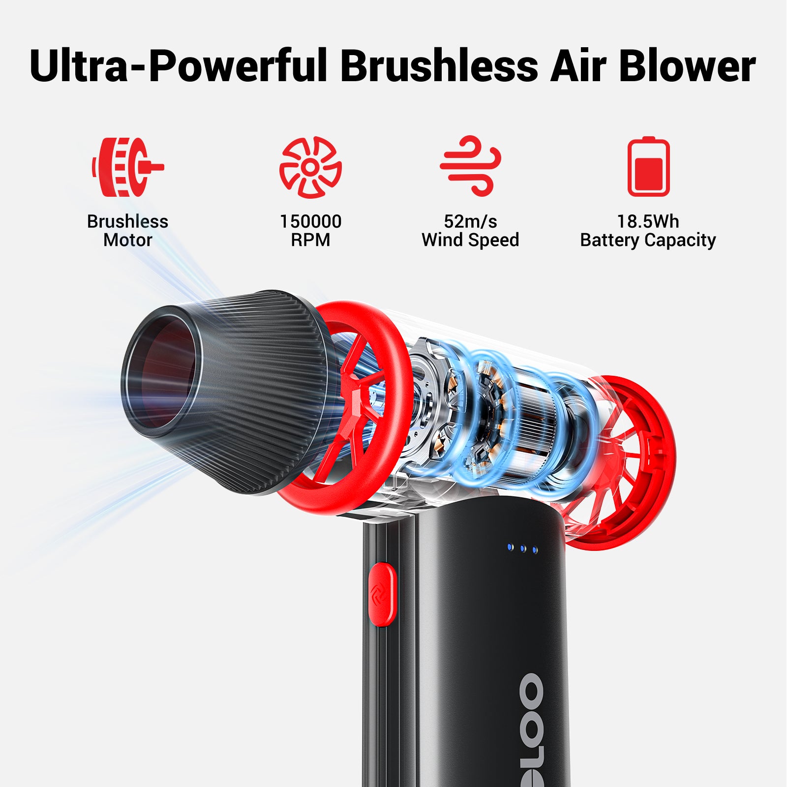 GOOLOO F3 FlexPro Air Duster