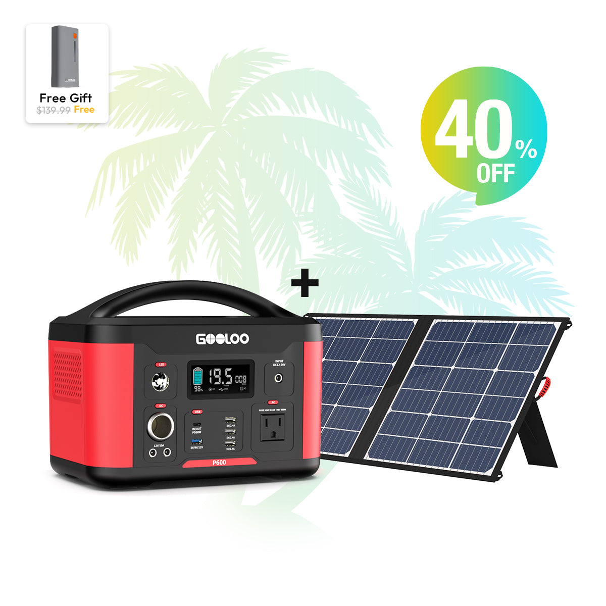 Solar Generator P600 | 600W 626.4Wh
