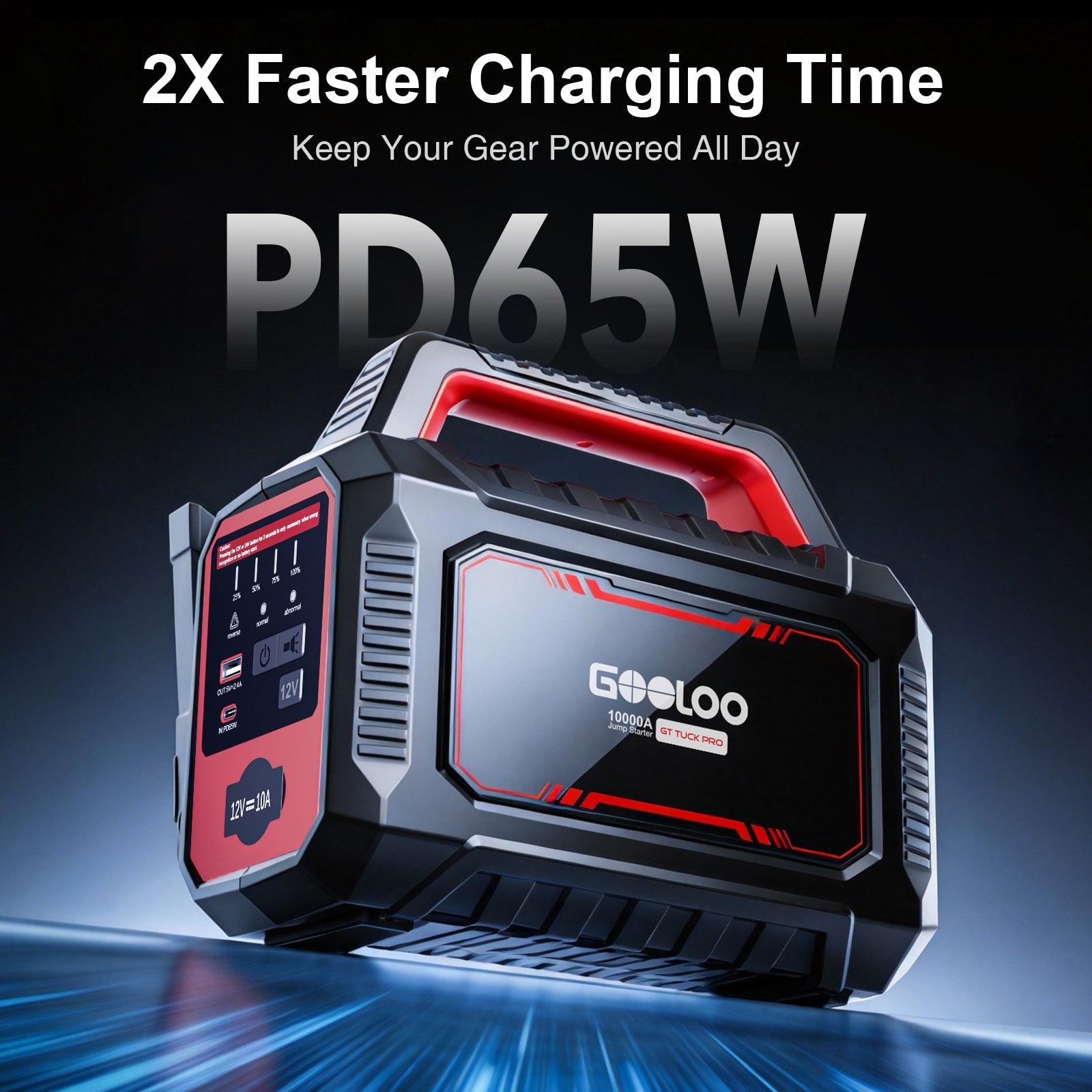 GOOLOO GT Truck Pro Supersafe Jump Starter 10000A