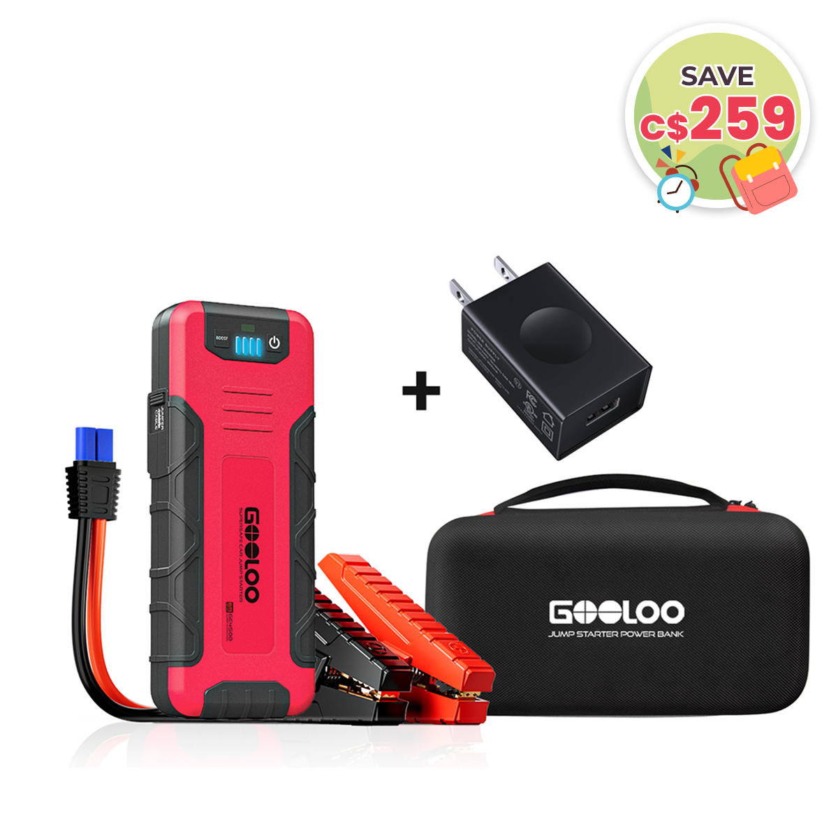 【Clearance Sale】GOOLOO GE4500 Portable Jump Starter