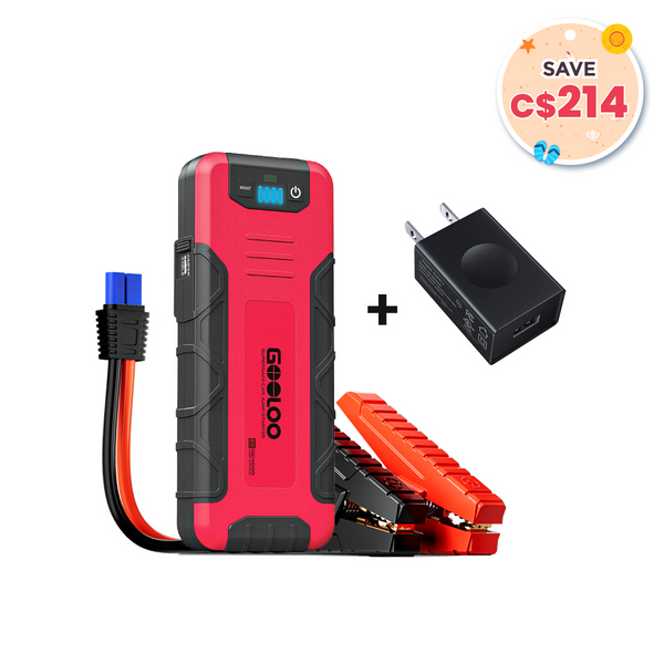 GOOLOO GE4500 Portable Jump Starter with 15W Wall Charger