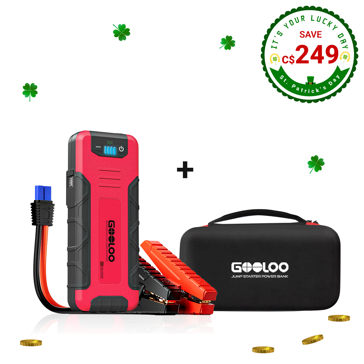 GOOLOO GE4500 Portable Jump Starter