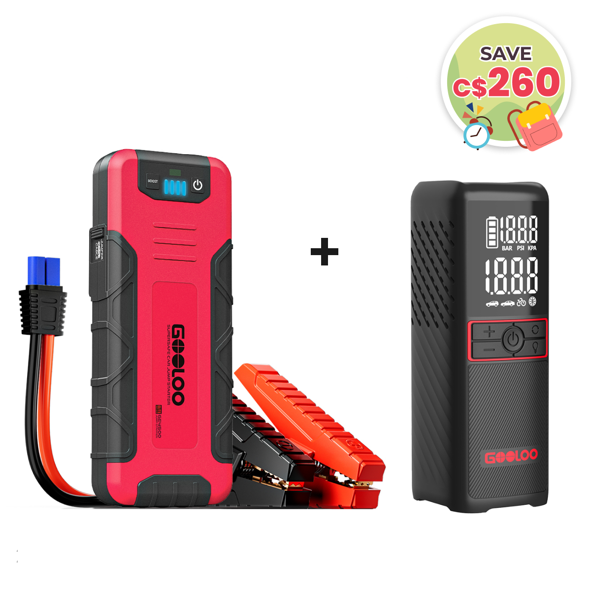【Clearance Sale】GOOLOO GE4500 Portable Jump Starter