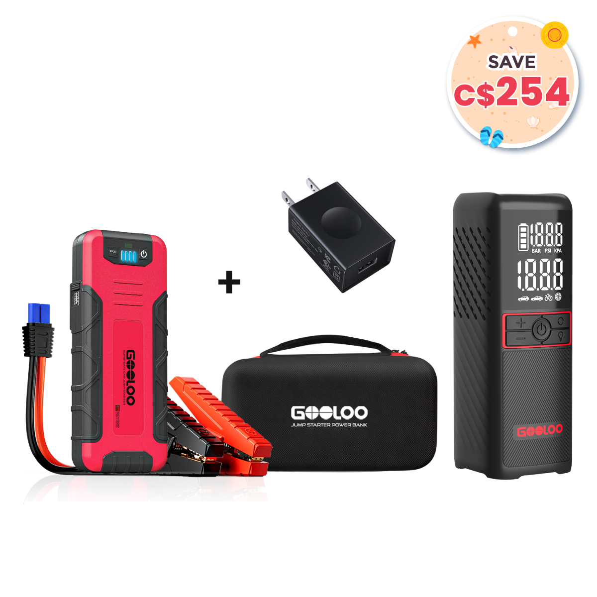 【Clearance Sale】GOOLOO GE4500 Portable Jump Starter