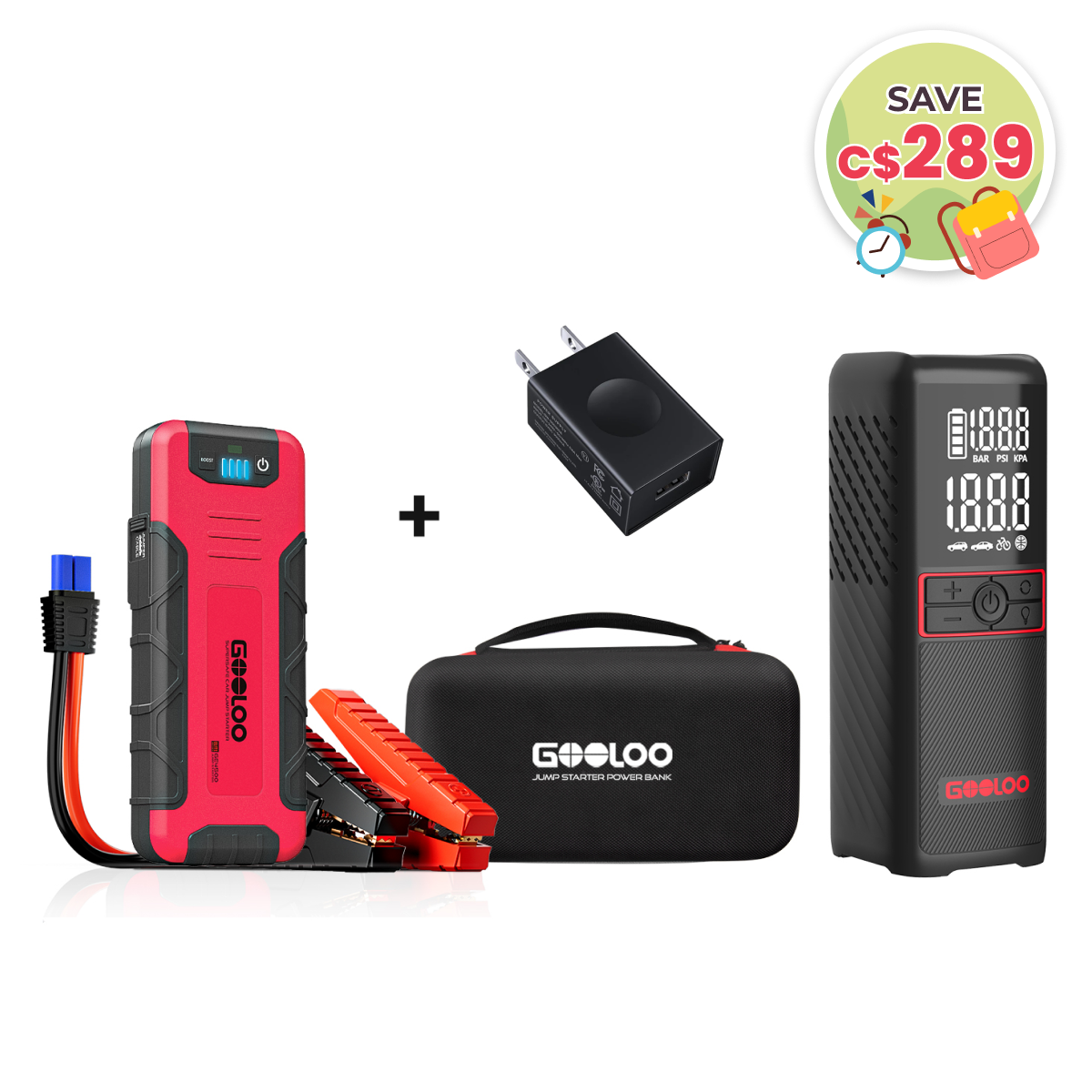 【Clearance Sale】GOOLOO GE4500 Portable Jump Starter
