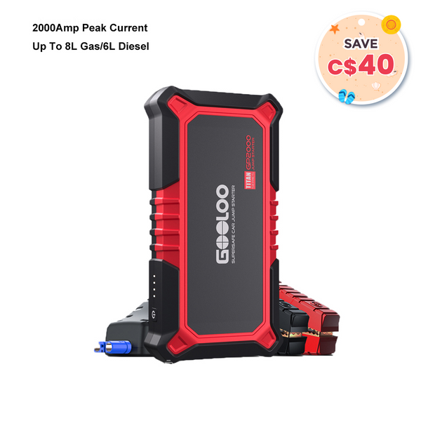 GOOLOO GP2000 Portable Jump Starter