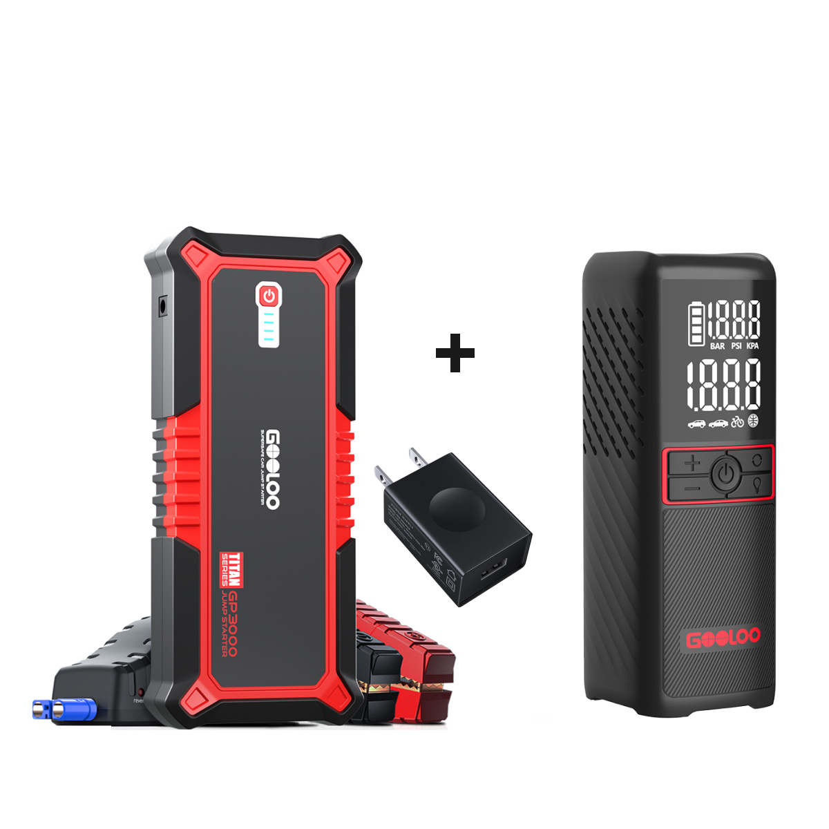 【Clearance Sale】GOOLOO GP3000 Portable Jump Starter