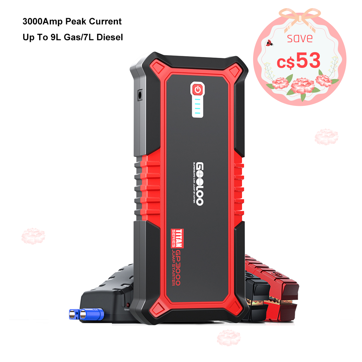 GOOLOO Démarreur GP3000 amélioré