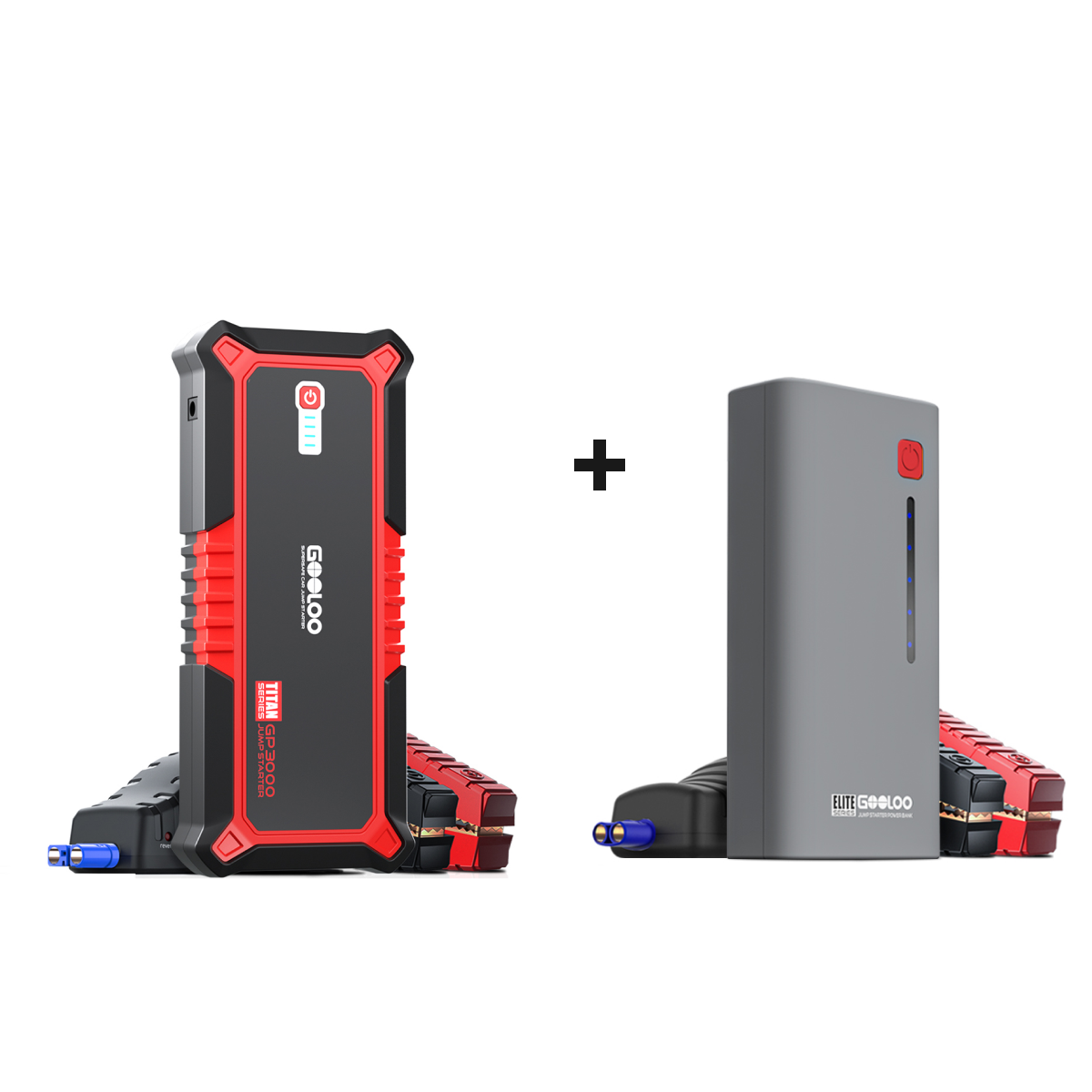 GOOLOO GP2000 + GE1200 Portable Jump Starter