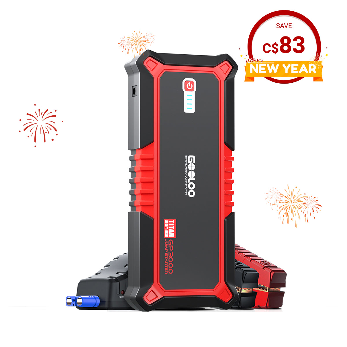 GOOLOO GP3000 Portable Jump Starter