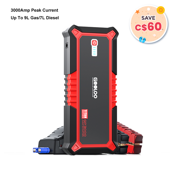 GOOLOO GP3000 Portable Jump Starter