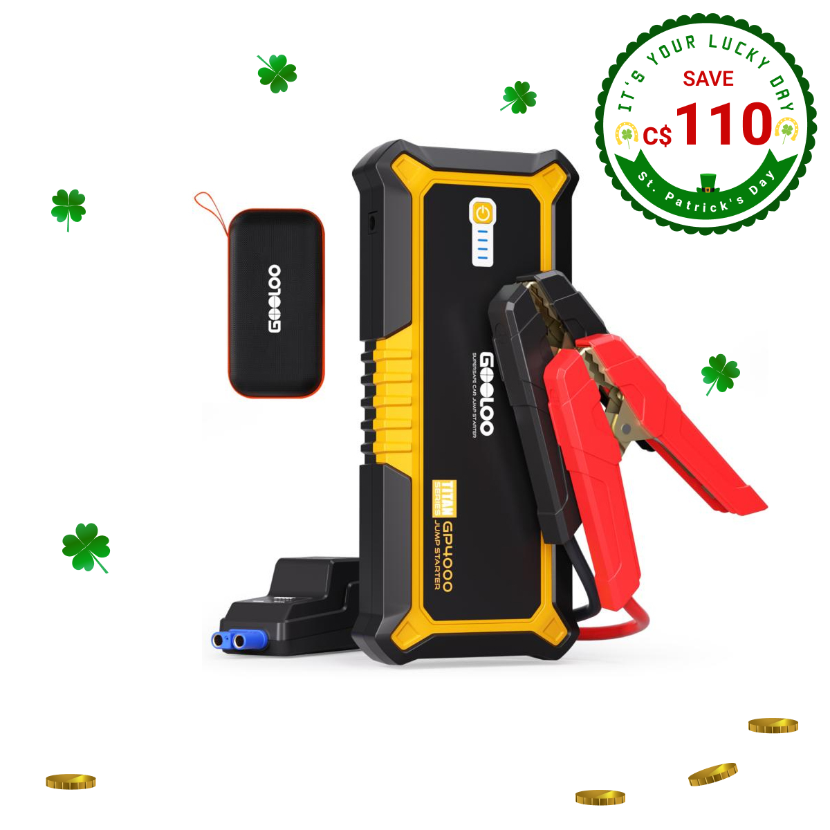 GOOLOO GP4000 Portable Jump Starter