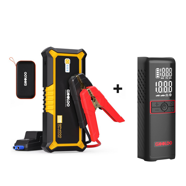 GOOLOO GP4000 Jump Starter with GT160 Tire Inflator