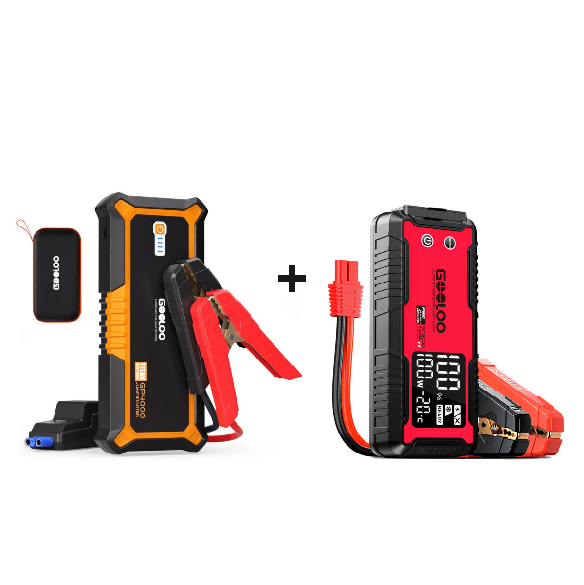 GOOLOO GP4000 + GT3000 Portable Jump Starter