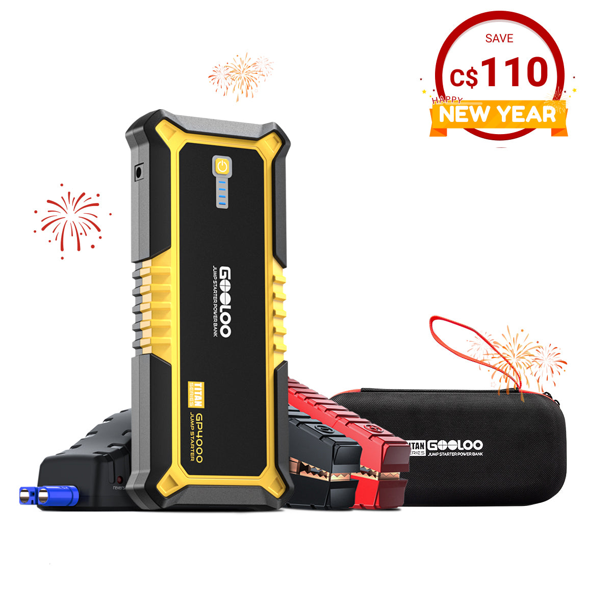 GOOLOO GP4000 Portable Jump Starter