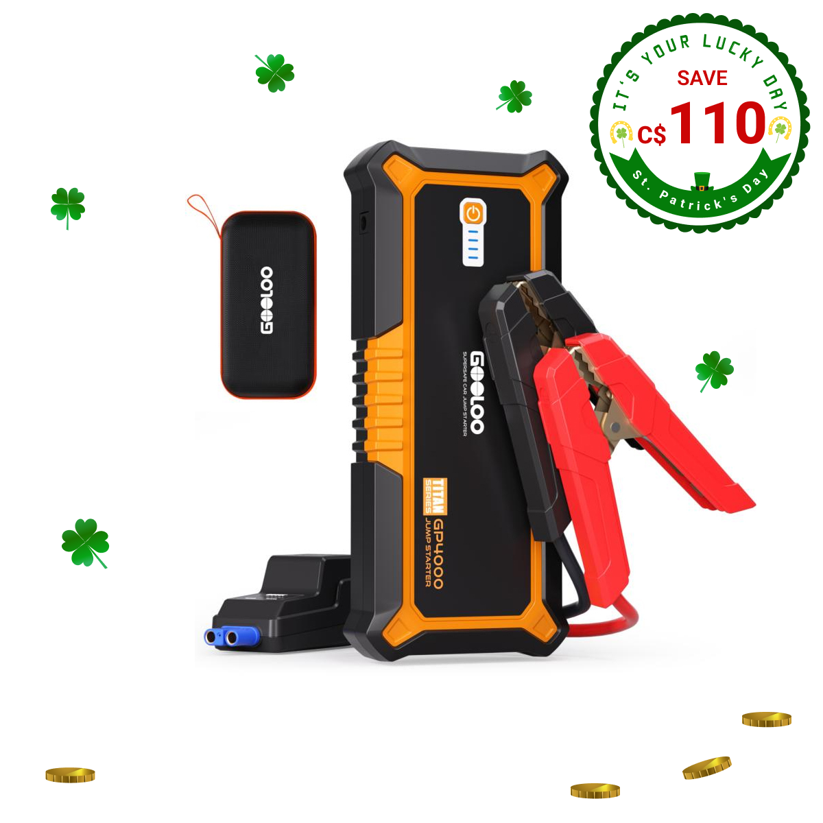 GOOLOO GP4000 Portable Jump Starter