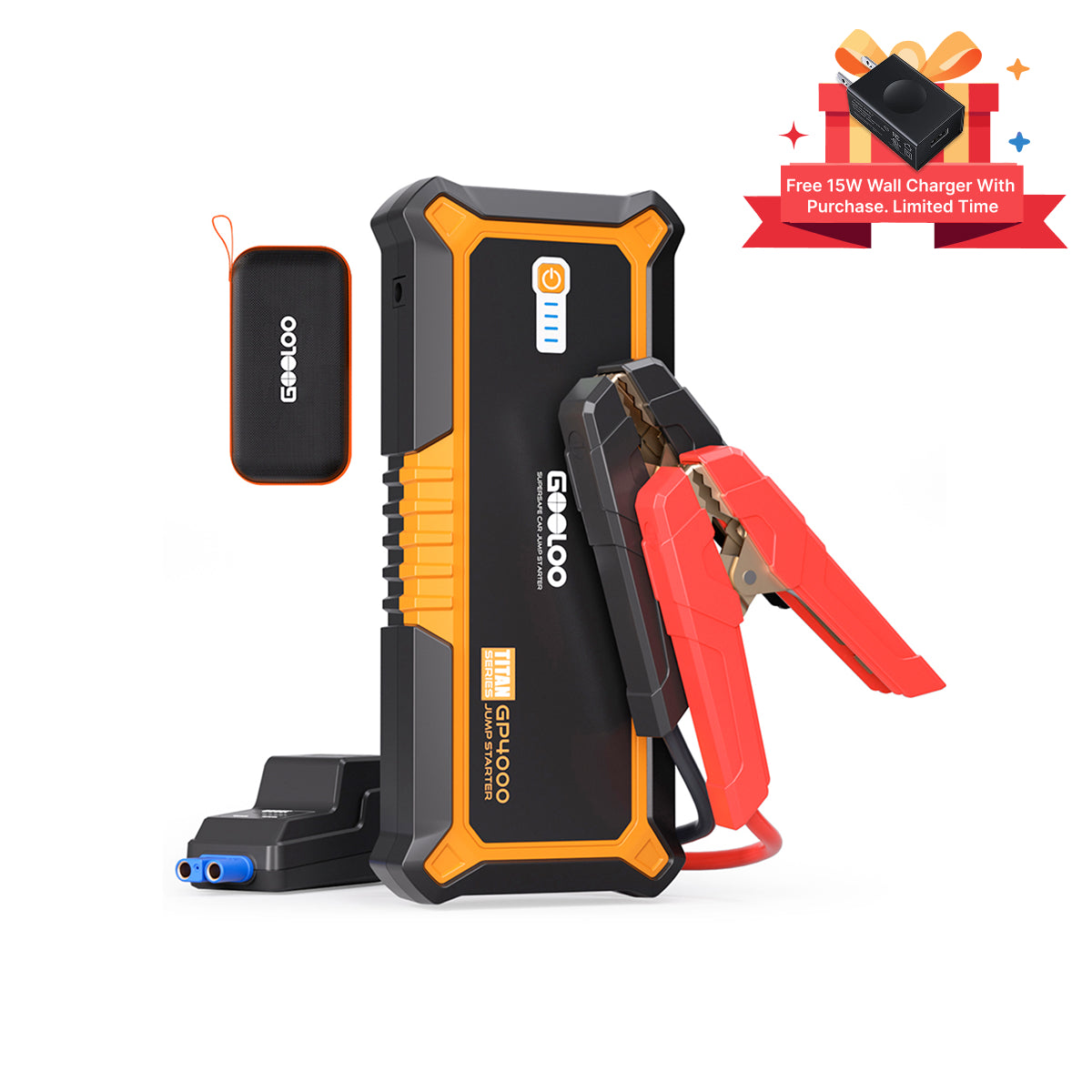 【Clearance Sale】GOOLOO GP4000 Supersafe Jump Starter 4000A