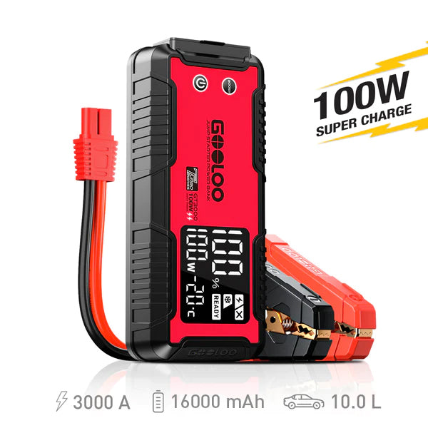 GOOLOO GT3000 Jump Starter with EVA Box