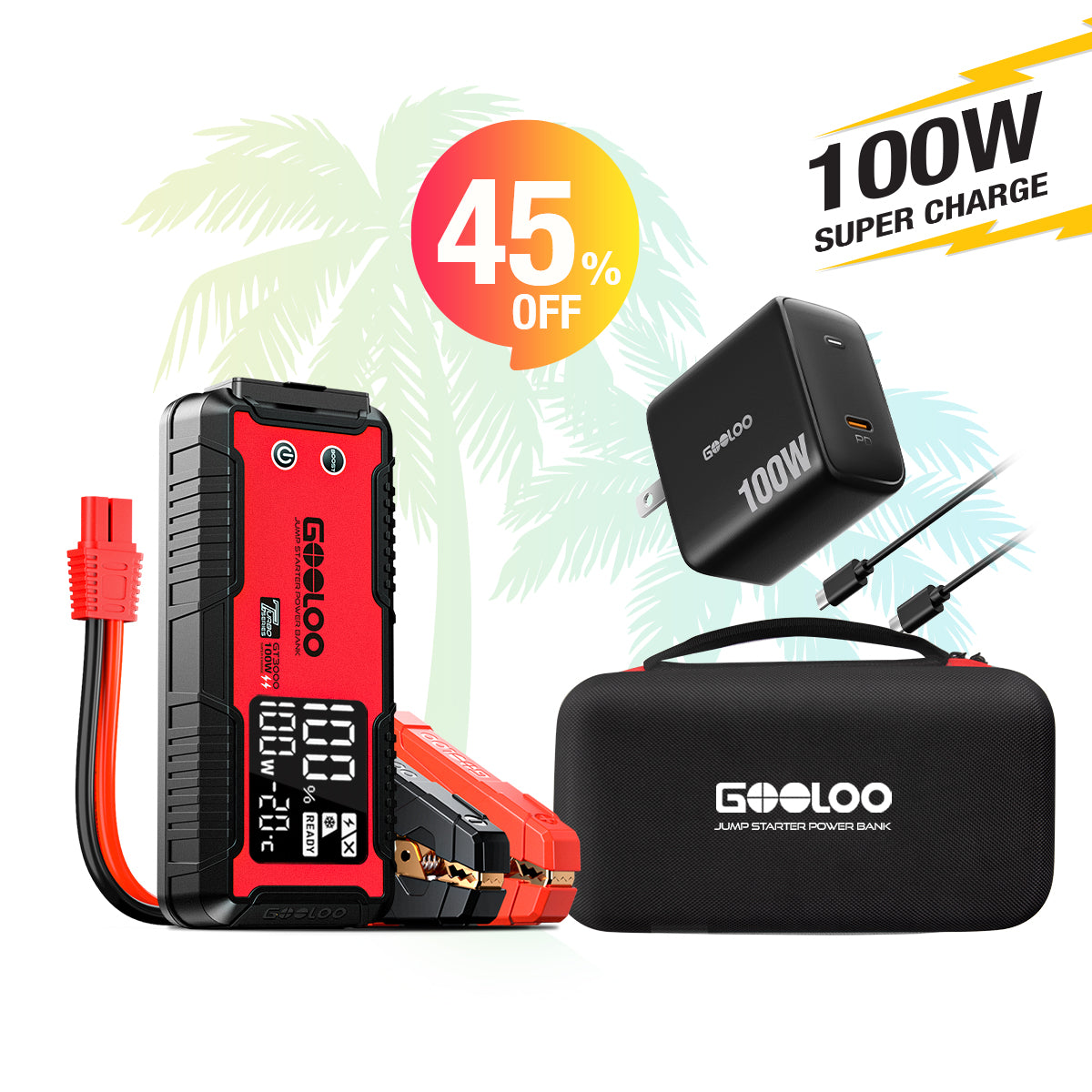 Luxury Set | GT3000 + 100W Wall Charger + Box