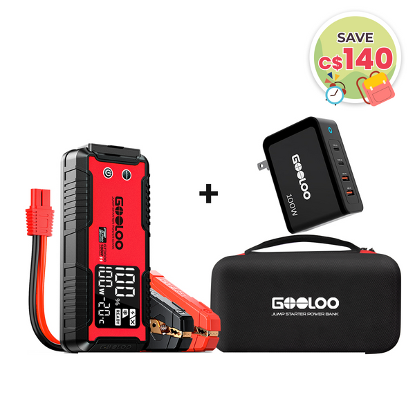 GOOLOO GT3000+100W Wall Charger+EVA Box