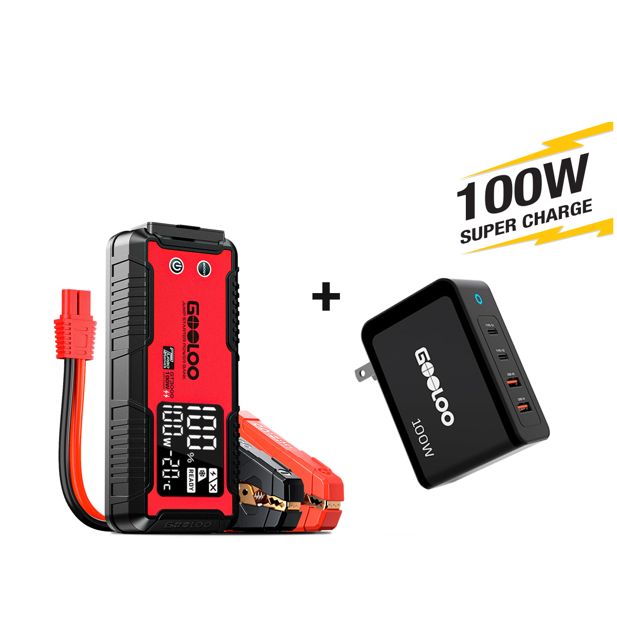 100W Two-Way Charging GT3000 Set