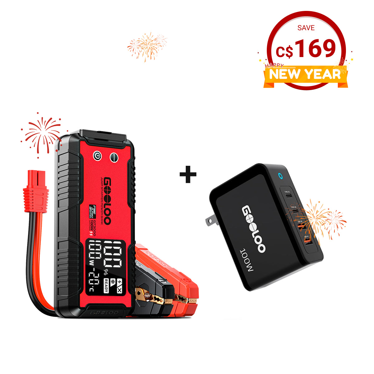 GOOLOO GT3000 Portable Jump Starter