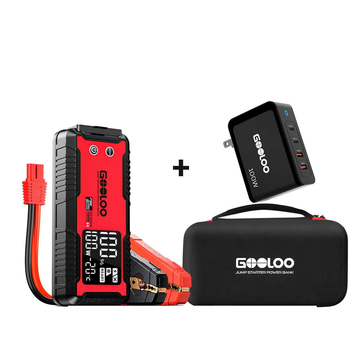 GOOLOO GT3000 Portable Jump Starter