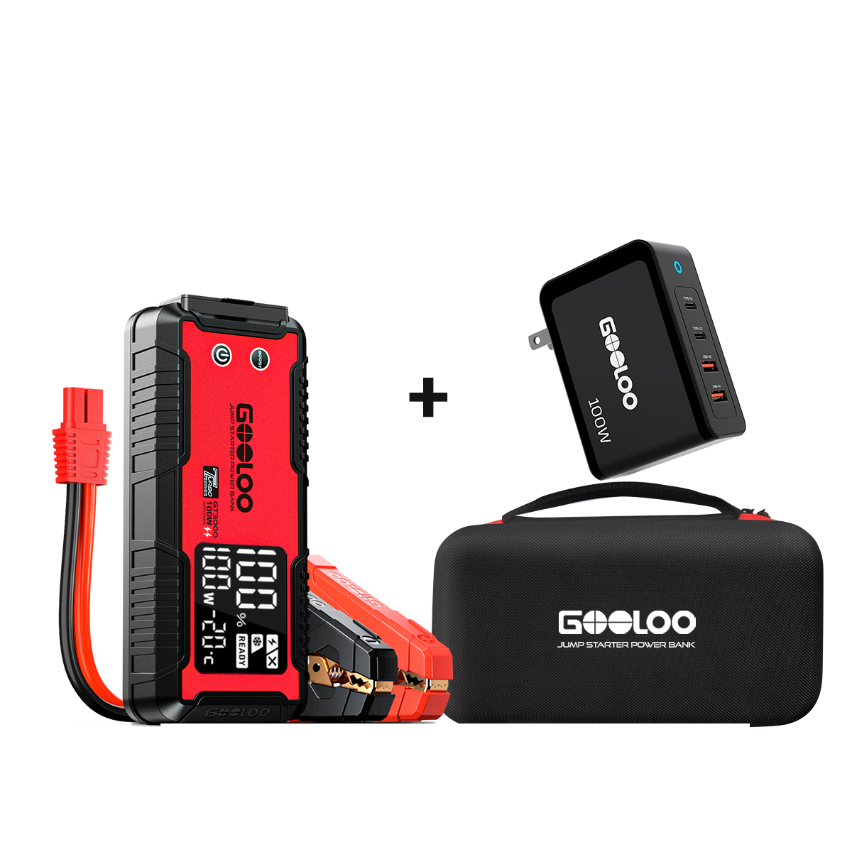 【Clearance Sale】GOOLOO GT3000 Portable Jump Starter