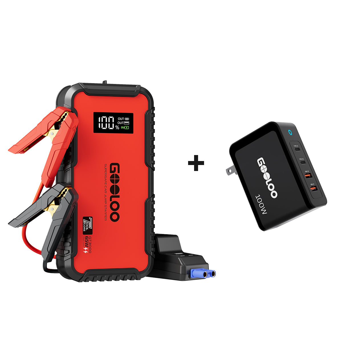 GOOLOO GT3000 Supersafe Jump Starter 3000A