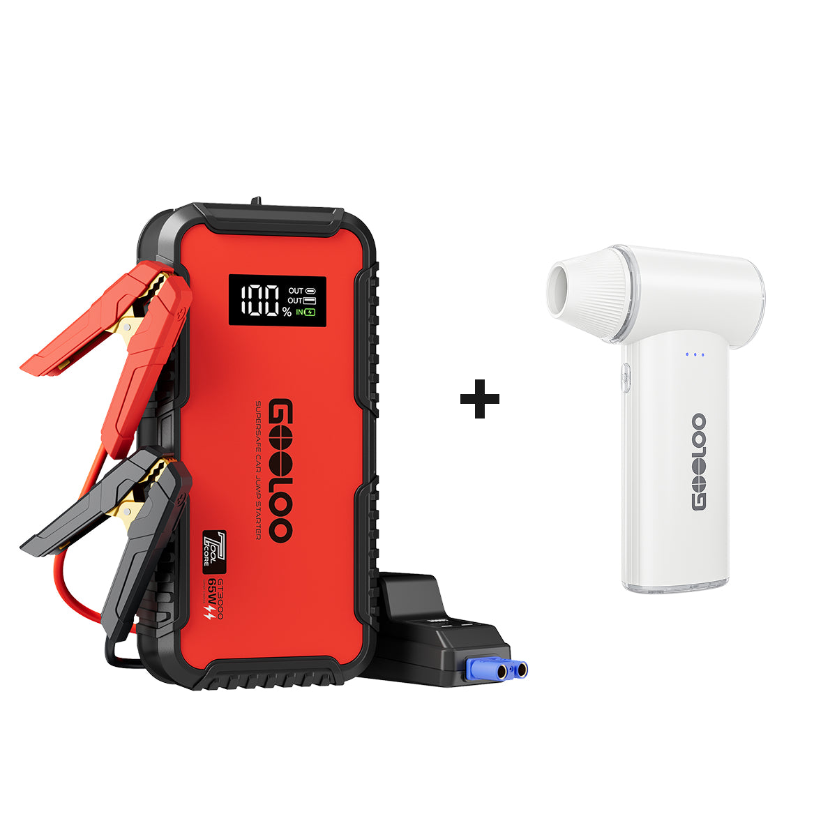 GOOLOO GT3000 Supersafe Jump Starter 3000A