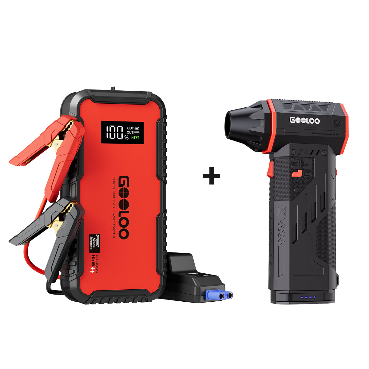 GOOLOO GT3000 Supersafe Jump Starter 3000A