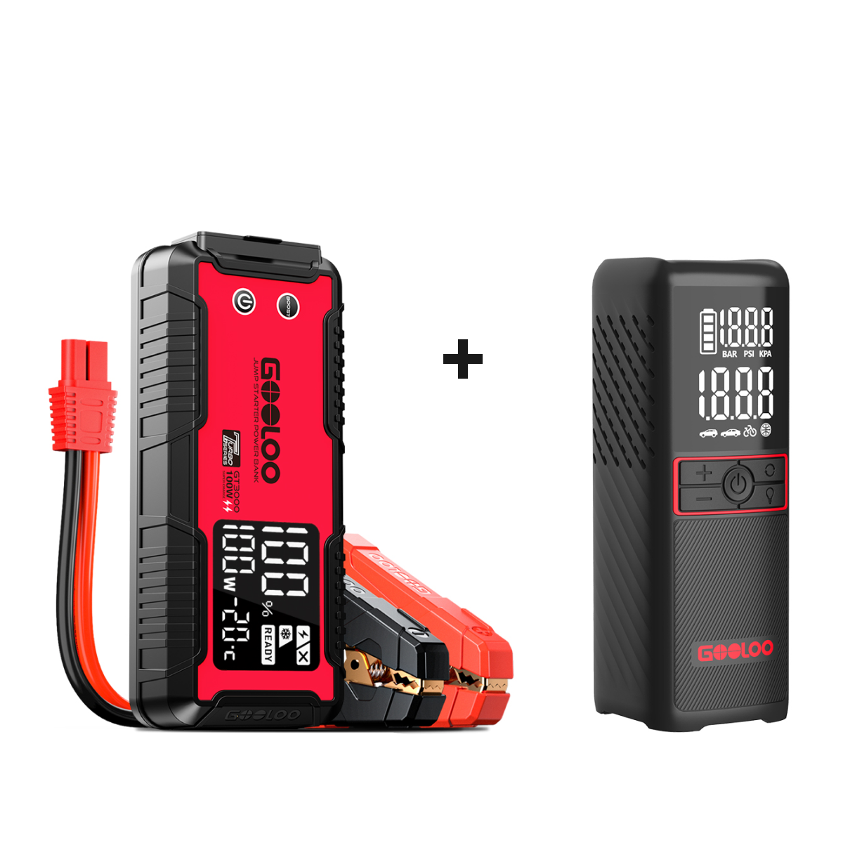 【Clearance Sale】GOOLOO GT3000 Portable Jump Starter