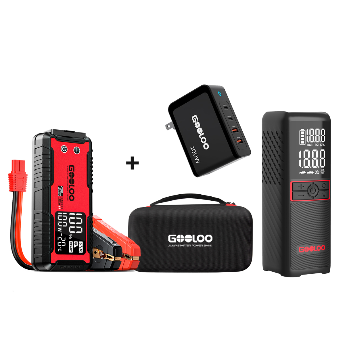 【Clearance Sale】GOOLOO GT3000 Portable Jump Starter