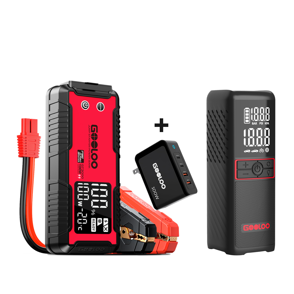 【Clearance Sale】GOOLOO GT3000 Portable Jump Starter