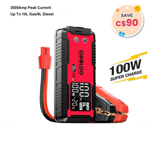 GOOLOO GT3000 Portable Jump Starter