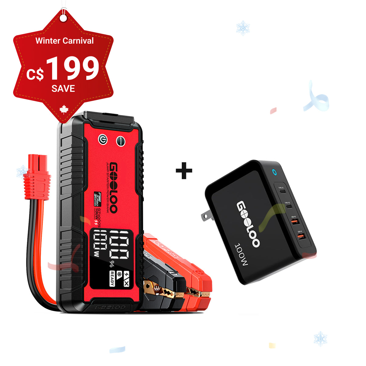 GOOLOO GT4000S Portable Jump Starter