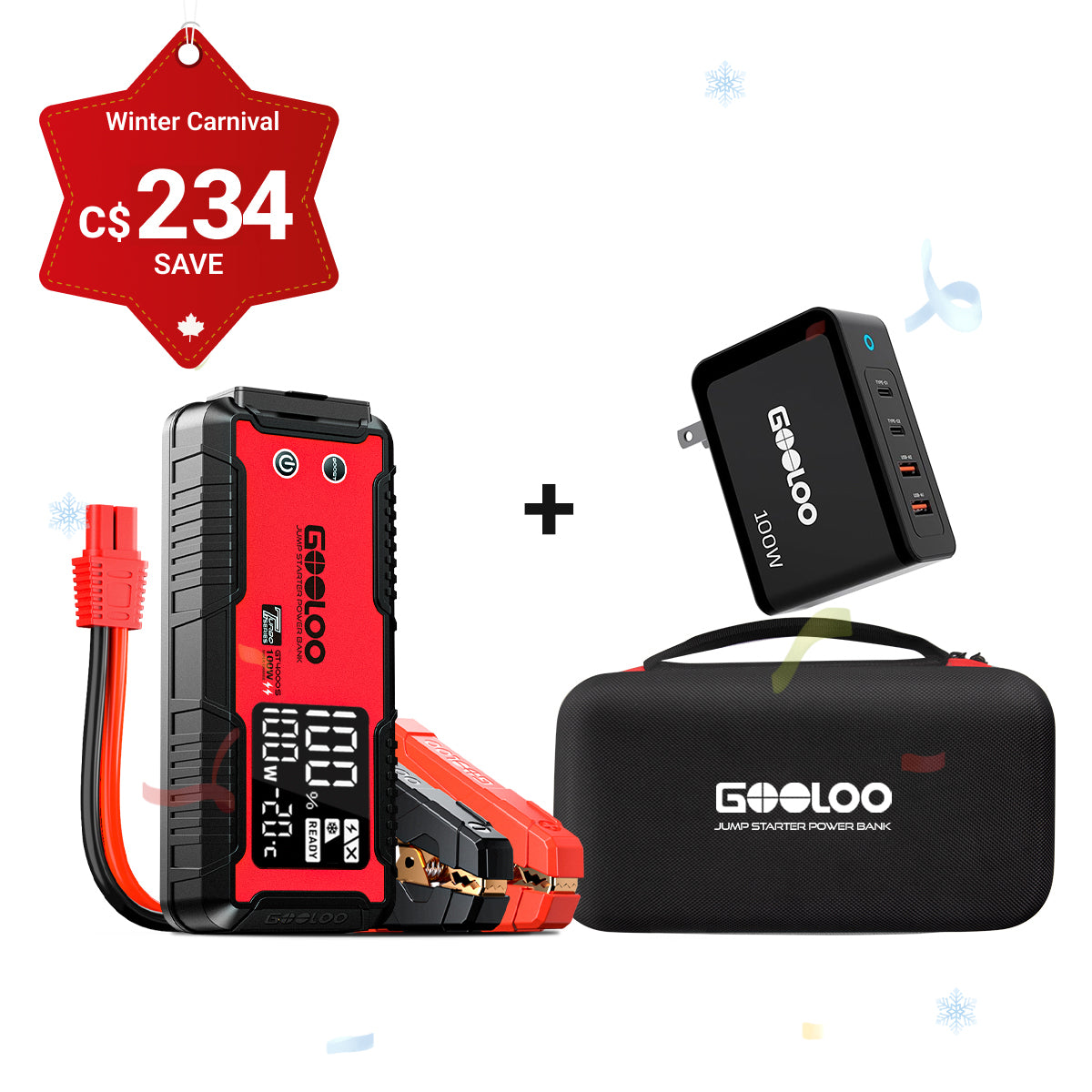 GOOLOO GT4000S Portable Jump Starter