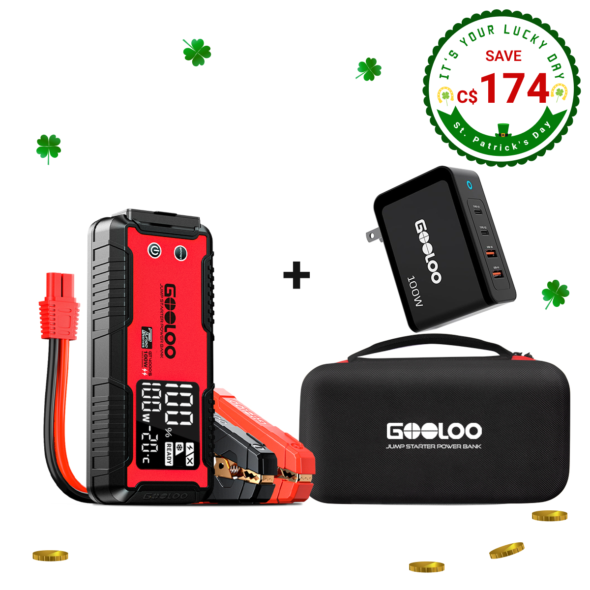 GOOLOO GT4000S Portable Jump Starter