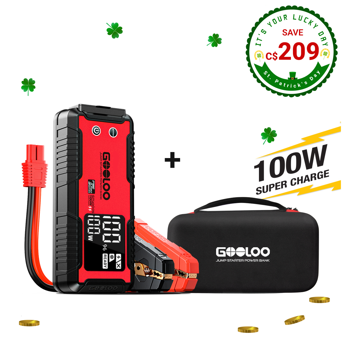 GOOLOO GT4000S Portable Jump Starter