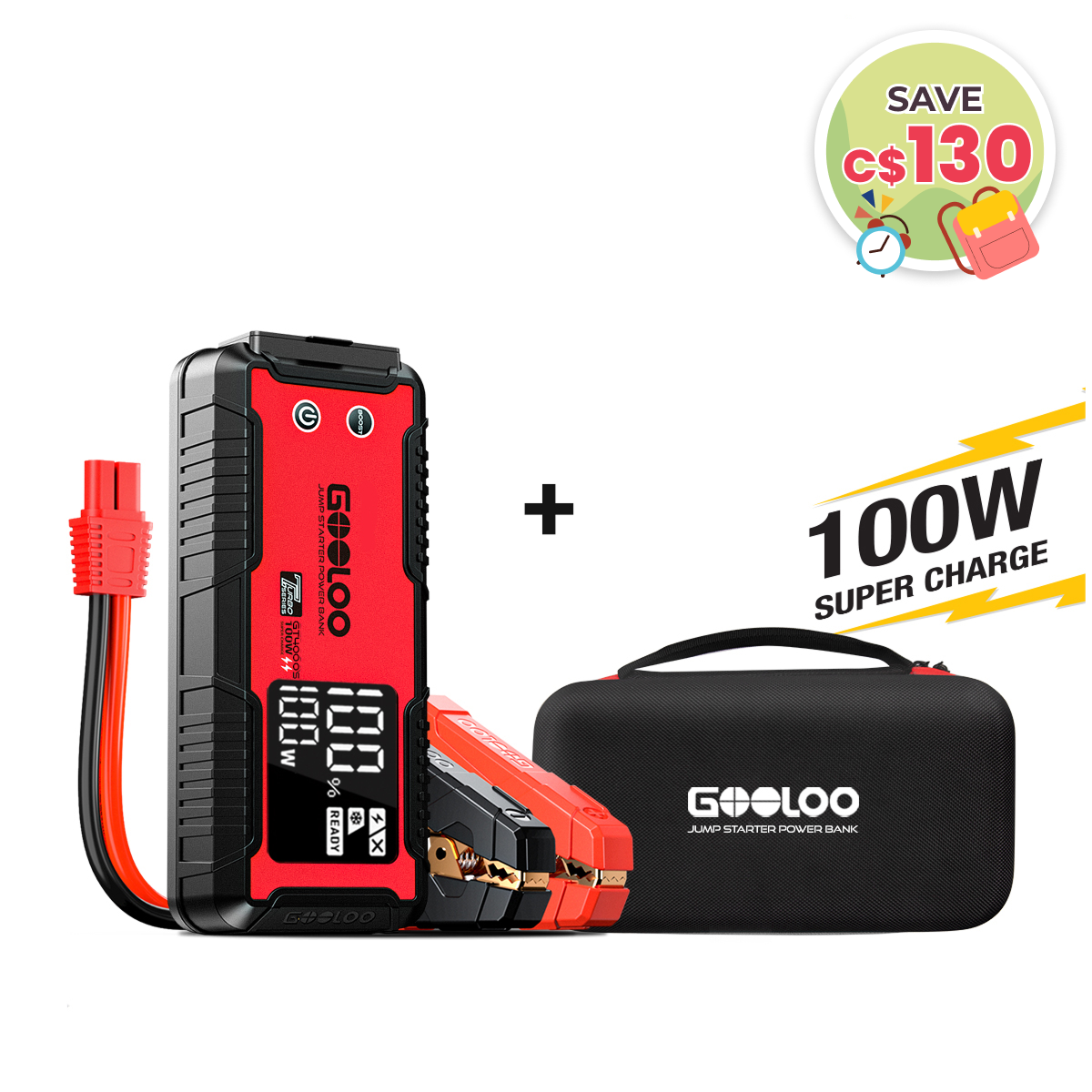 GOOLOO GT4000S Portable Jump Starter