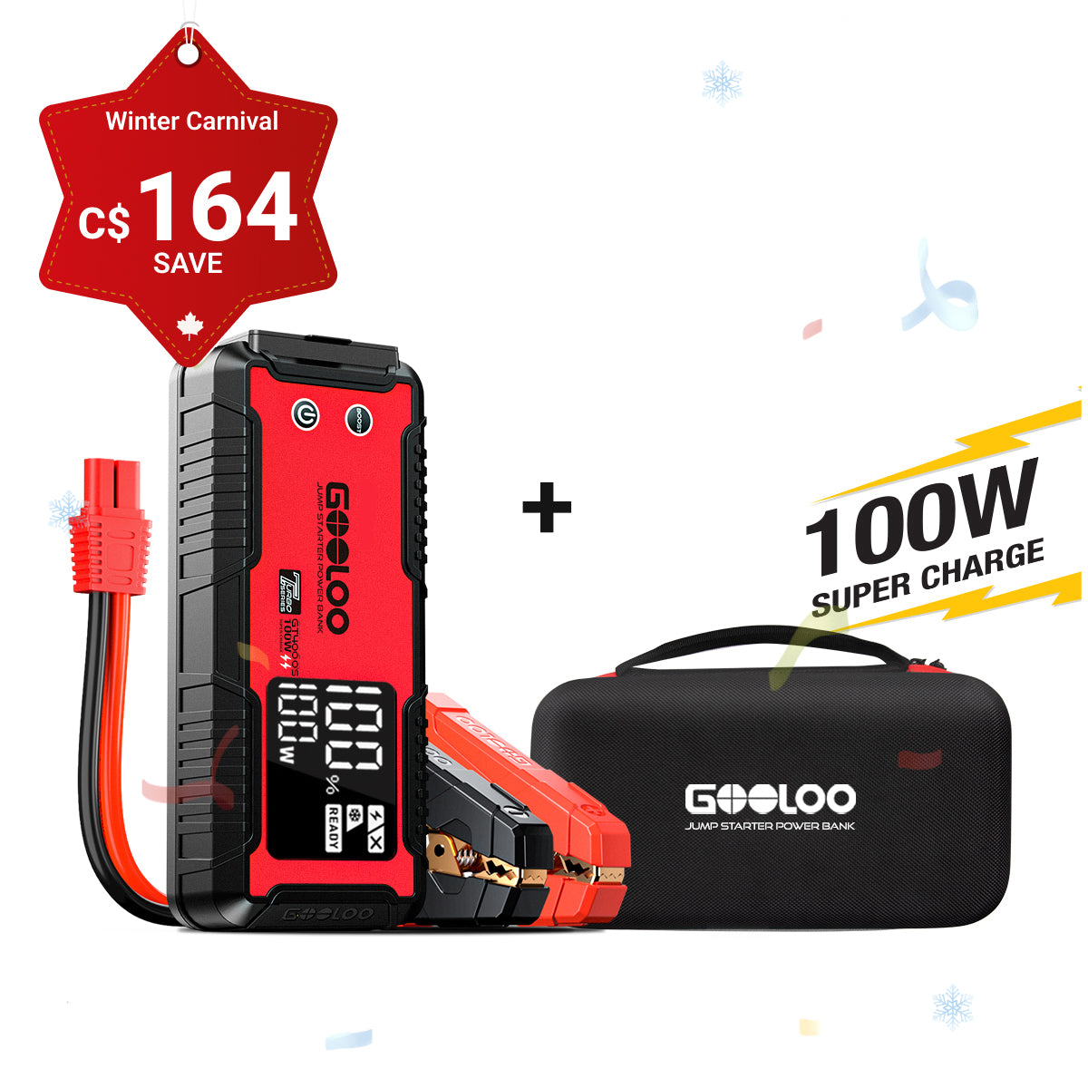 GOOLOO GT4000S Portable Jump Starter