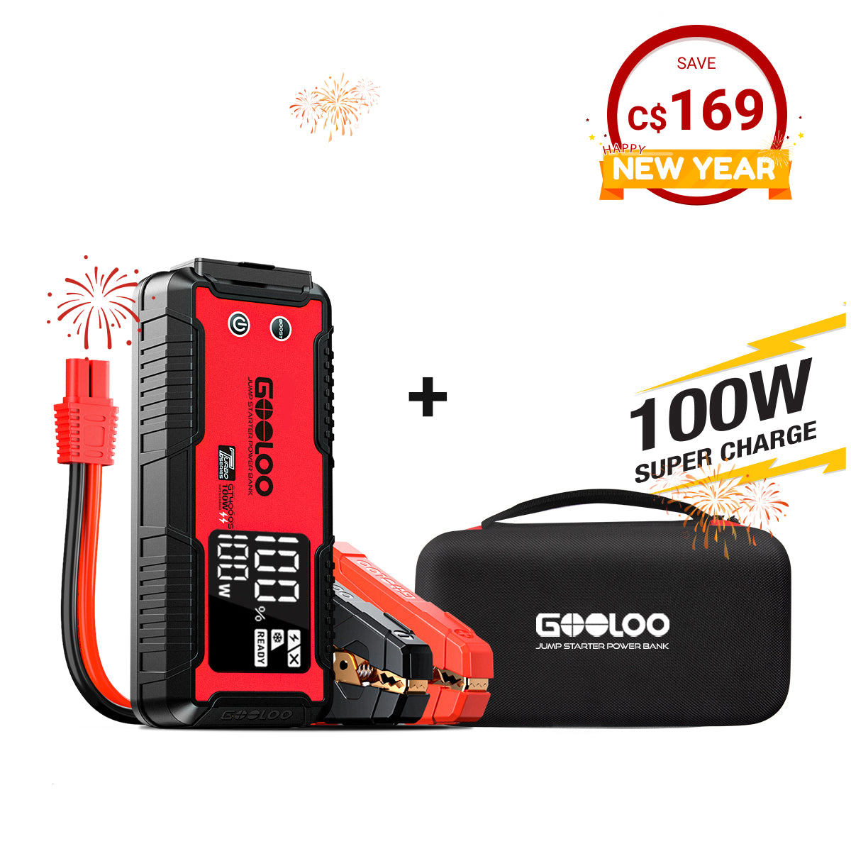 GOOLOO GT4000S Portable Jump Starter