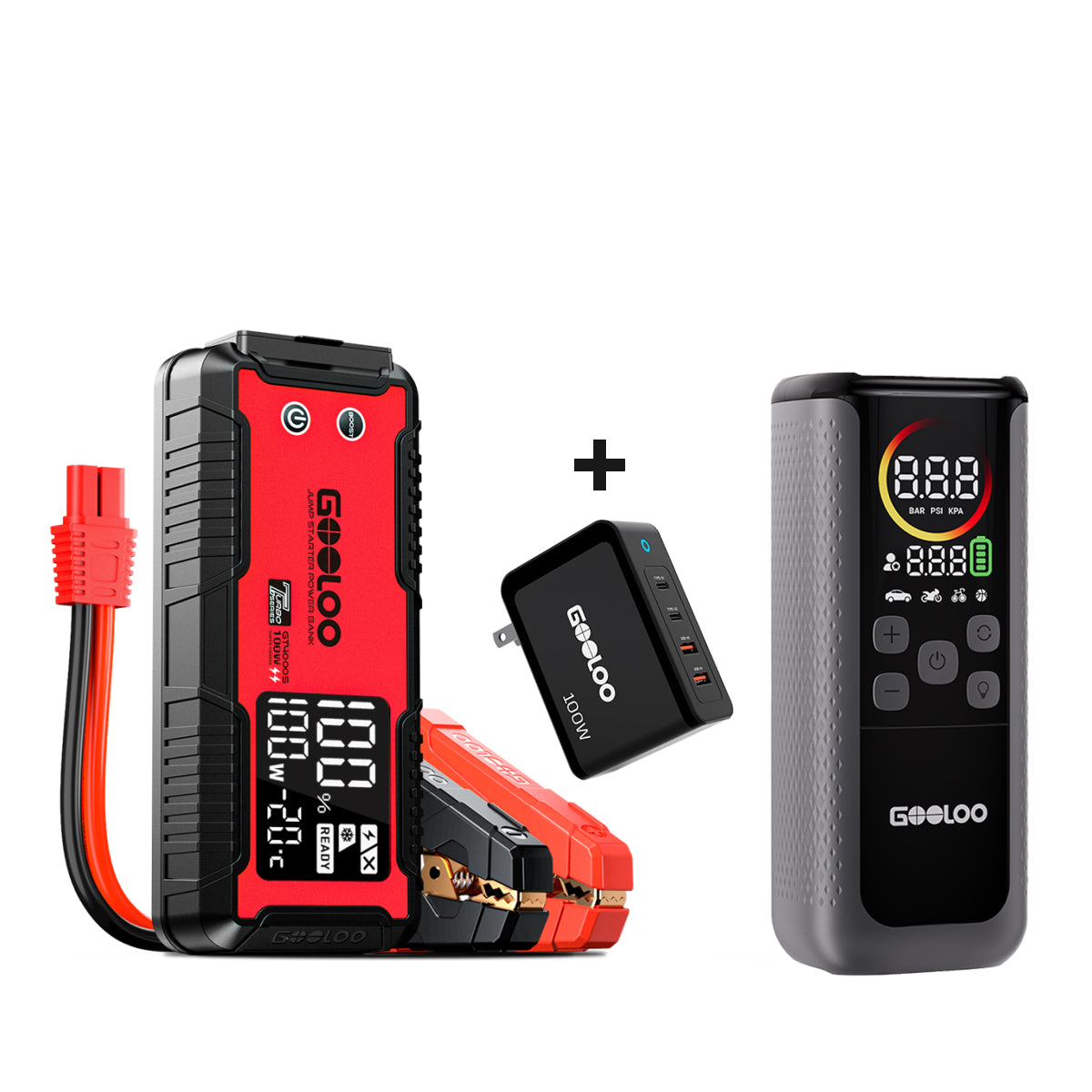 GOOLOO GT4000S Supersafe Jump Starter 4000A 100W